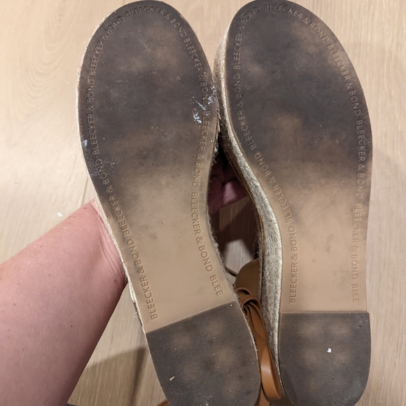 Women's Tan and Brown Espadrille Sandals - Picture 3 of 13